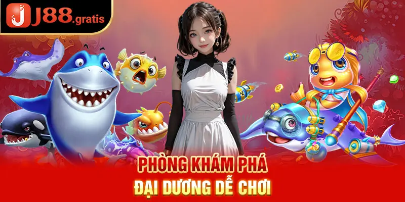 Phòng khám phá đại dương dễ chơi