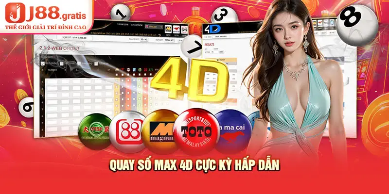 Quay số Max 4D cực kỳ hấp dẫn