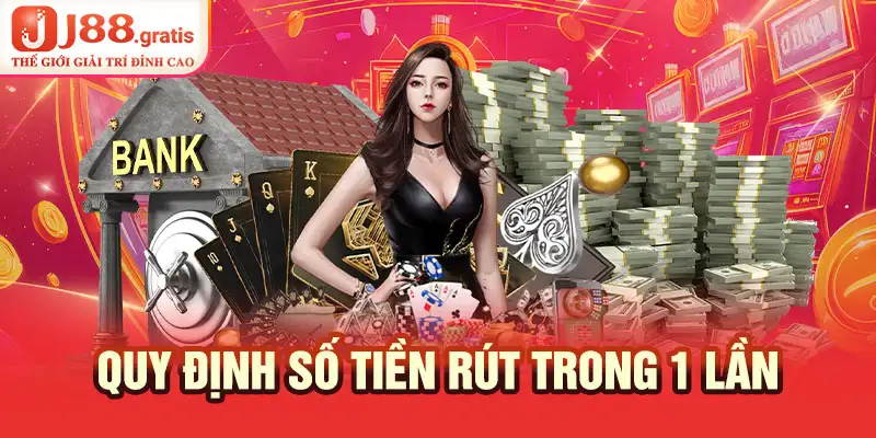 Quy định số tiền rút trong 1 lần