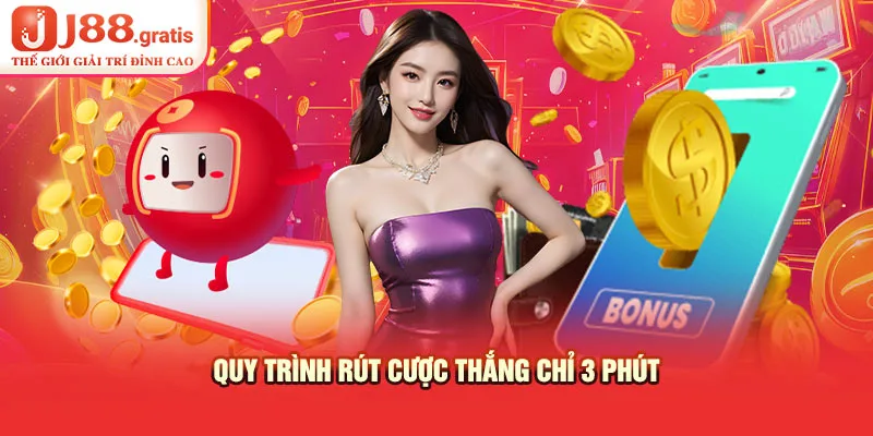 Quy trình rút cược thắng chỉ 3 phút